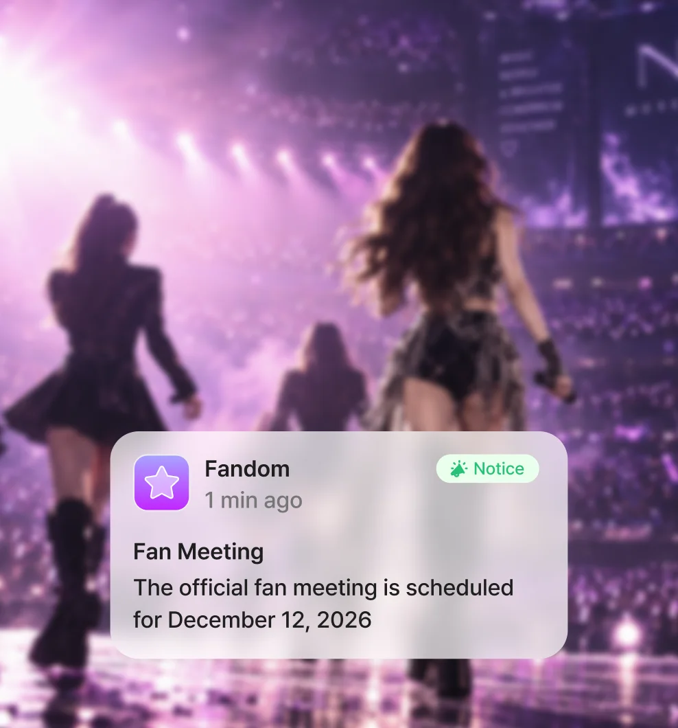 CHON-FANDOM — concert and fandom notice